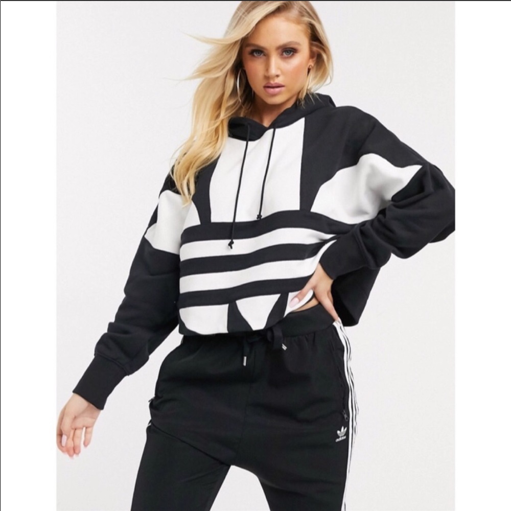Adidas trefoil hoodie